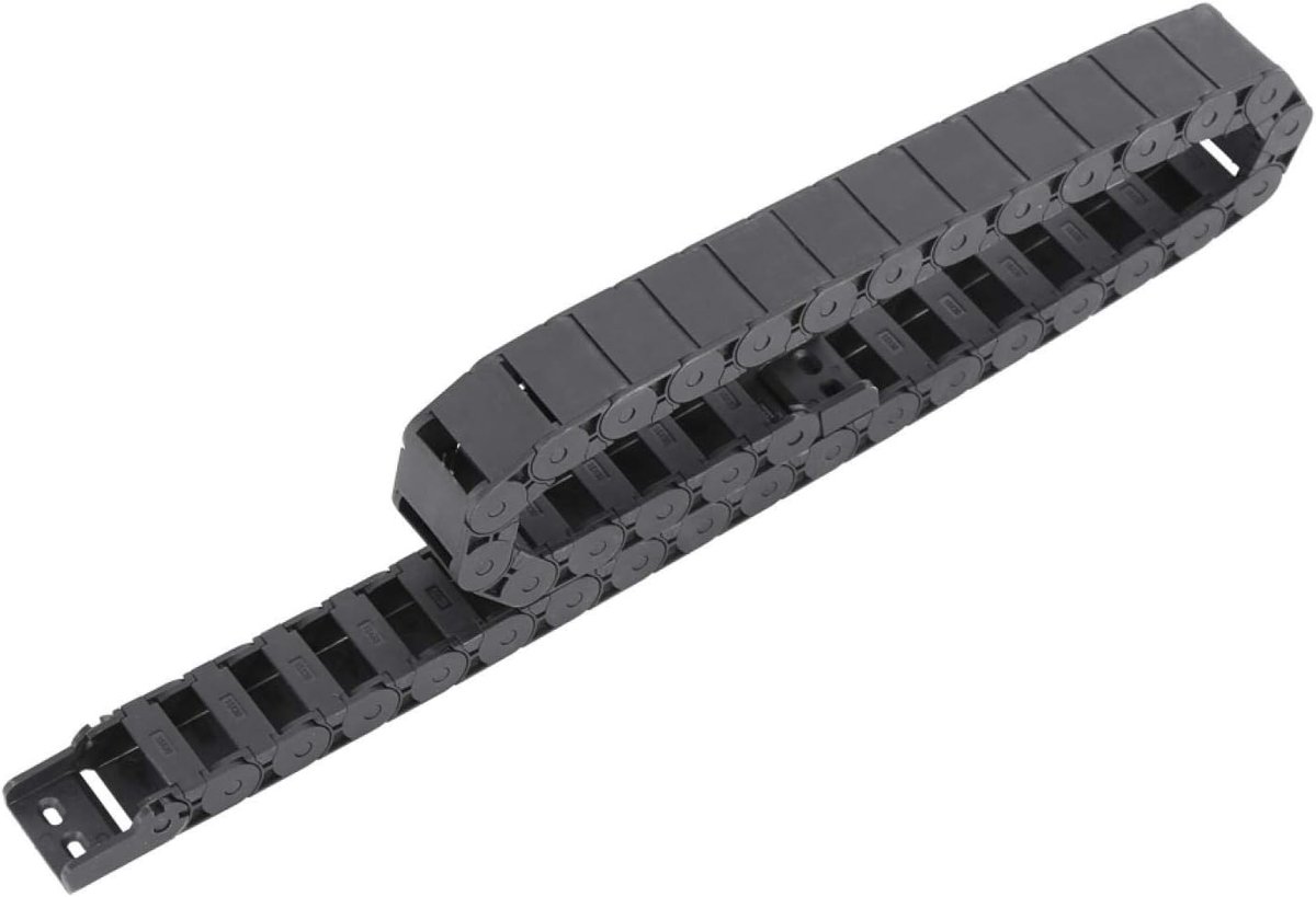 SnelShoppen - Flexibele Kabel Draagketting 1 Meter/3.28 ft - Versterkte Nylon Draglijn 15mm x 30mm - Ideaal voor Elektrische Machines
