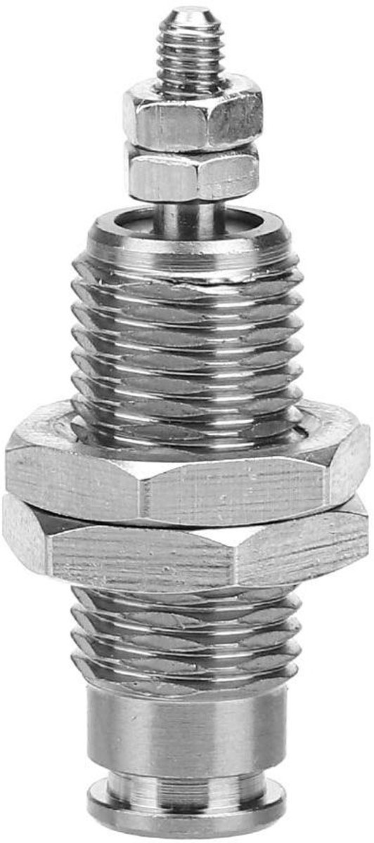 Pencil Cilinder - Enkelwerkende Cilinder - Positionering Apparatuur - Roestvrijstalen Uitlaat - 6*5 mm - Zilver
