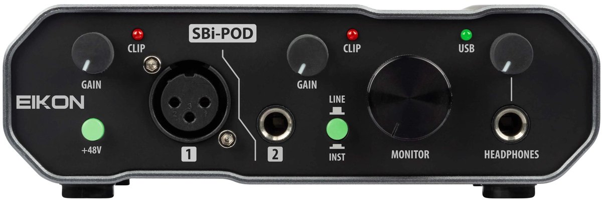 Eikon SBi-POD USB Audio Interface 2-in/2-out 24-bit/192 kHz