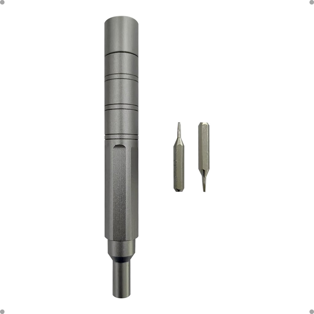 Omgoods - Mini Precisie Reparatieset met Schroevendraaier en Bits
