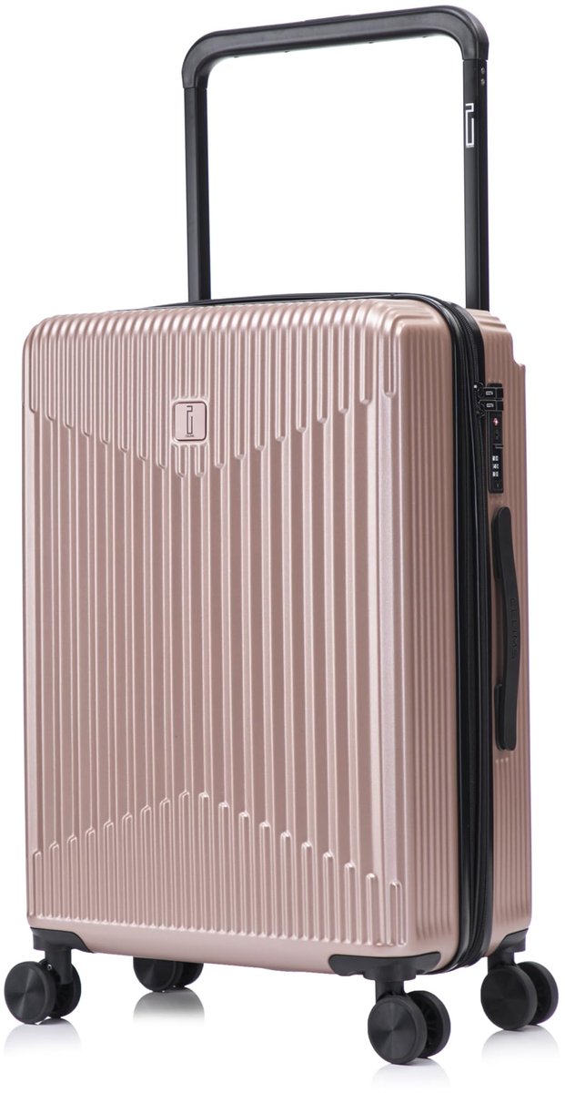 Omgoods - Middelgrote Harde Koffer met 4 Wielen en TSA-slot, 65 cm