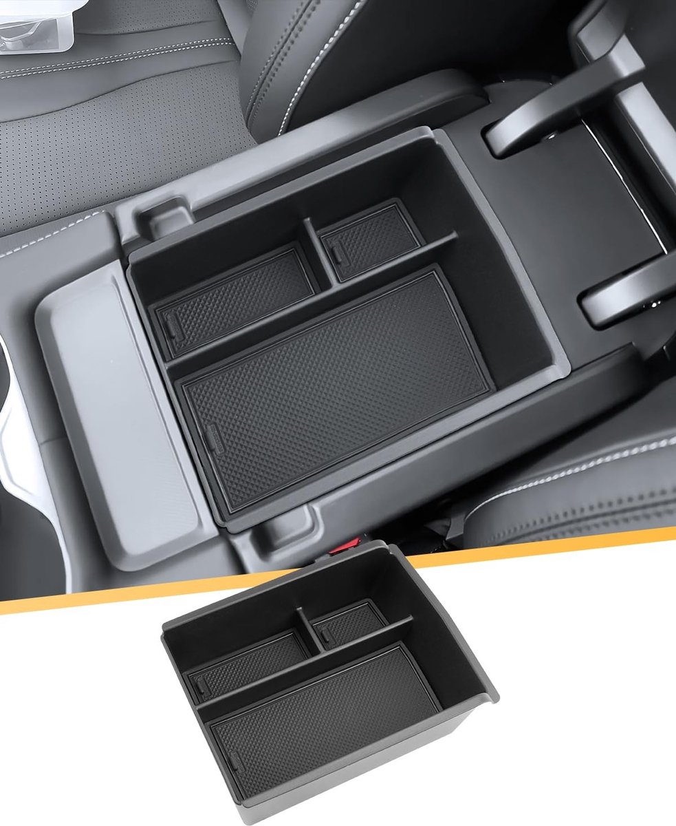 Omgoods - Center Console Opbergbox voor Auto met Antislipmat