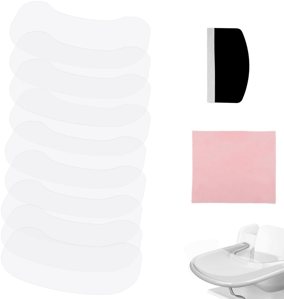 Omgoods - Suction Cup Stickers voor Stokke Tripp Trapp Stoel met Zelfklevende Ondergrond