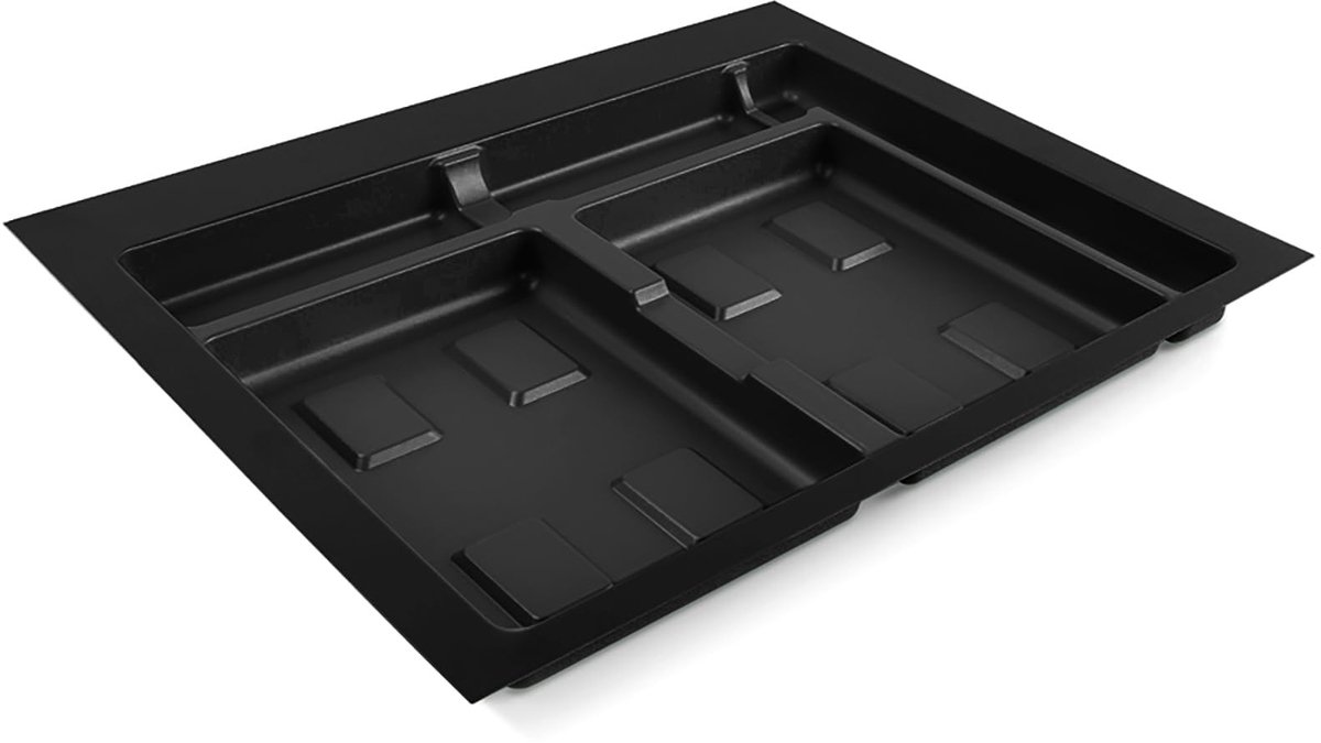 Omgoods - Basis voor Afvalcontainer met 2 Openingen, Geschikt voor 70cm Modules