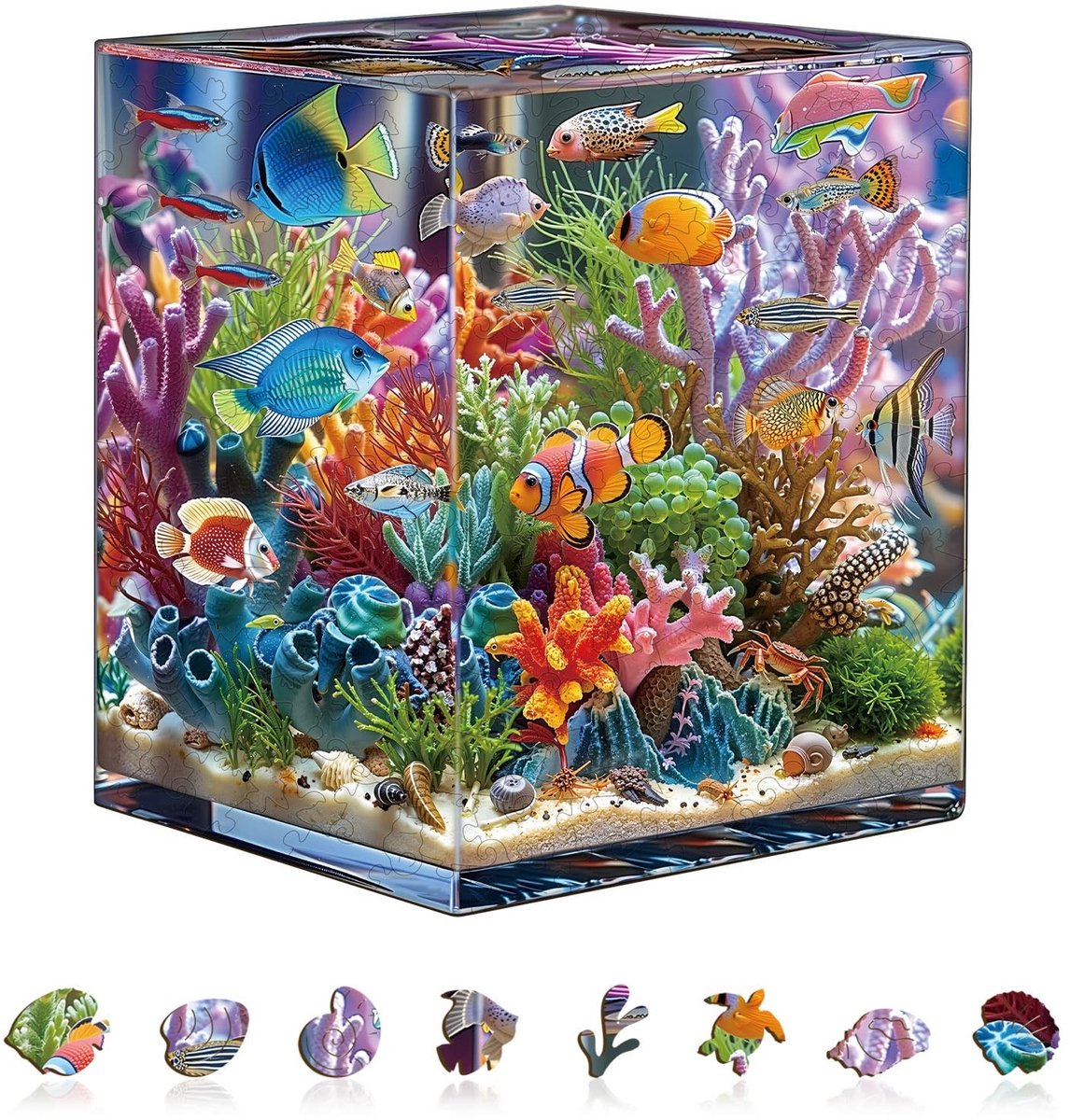 Omgoods - Houten Puzzel voor Volwassenen met Oceaan Thema