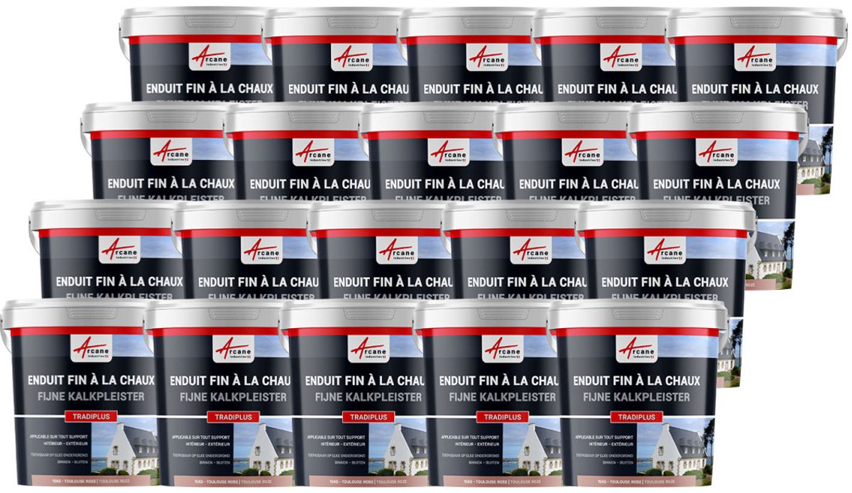 Fijne kalkpleister voor binnen- en buitendecoratie - TRADIPLUS