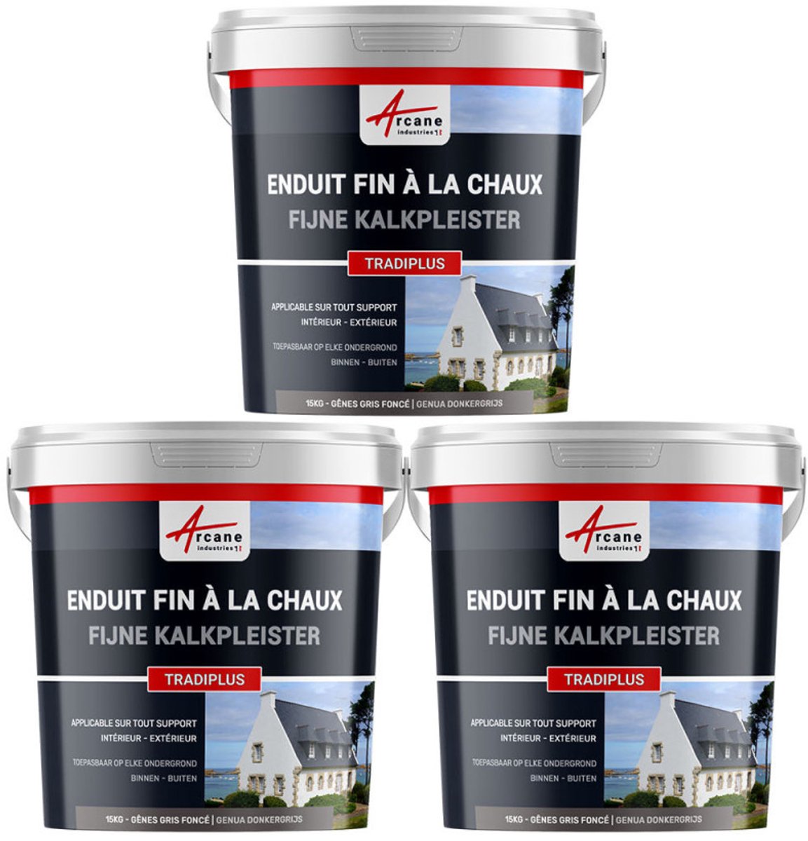 Fijne kalkpleister voor binnen- en buitendecoratie - TRADIPLUS