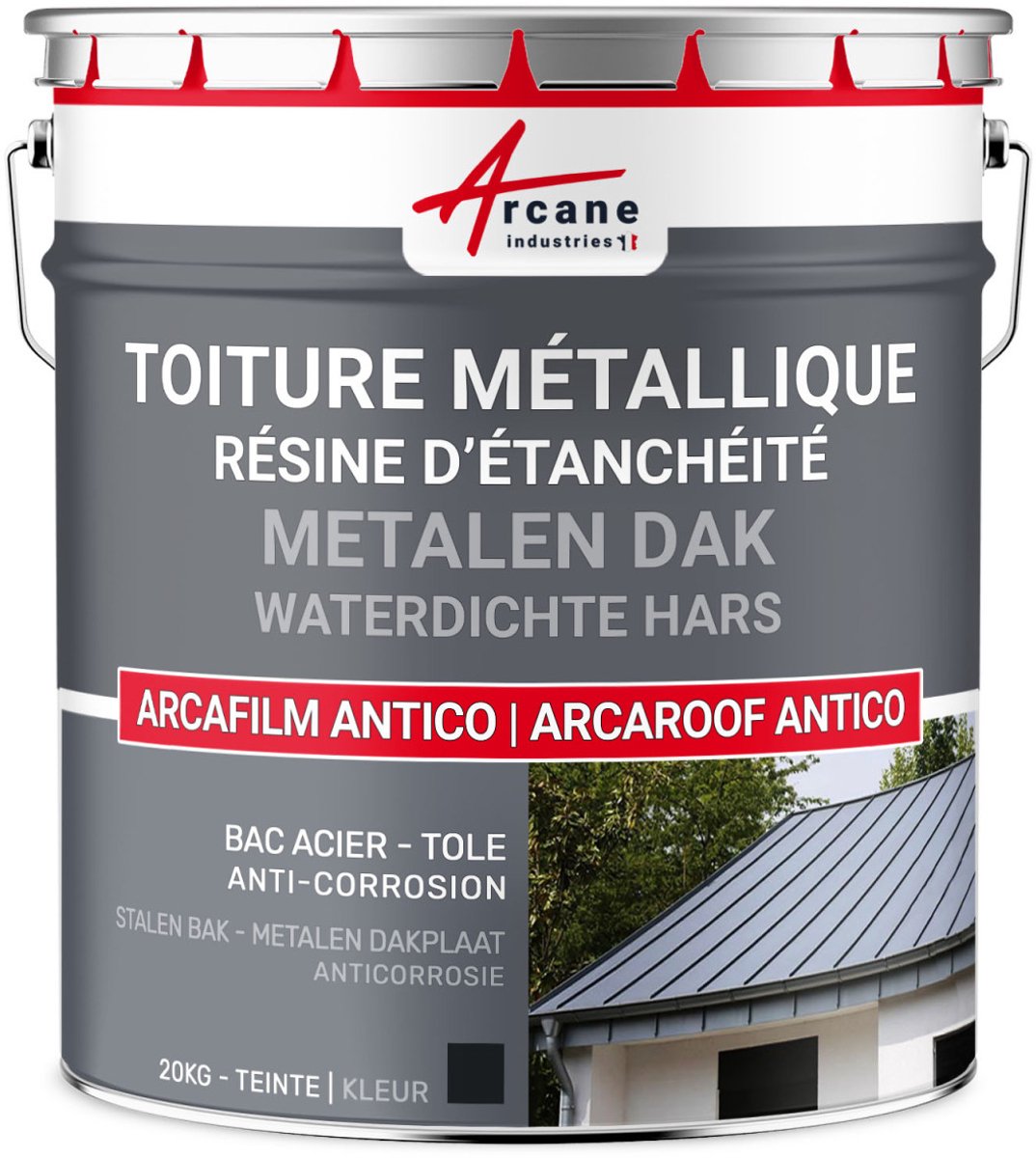 Waterdichtingshars voor dak en stalen golfplaat, waterdichte coating: ARCAROOF ANTICO