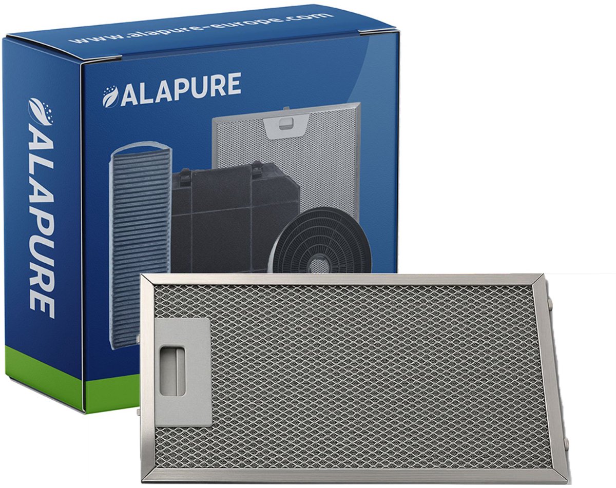 Metaalfilter voor Novy 563-8045 / 6830020 308x148mm