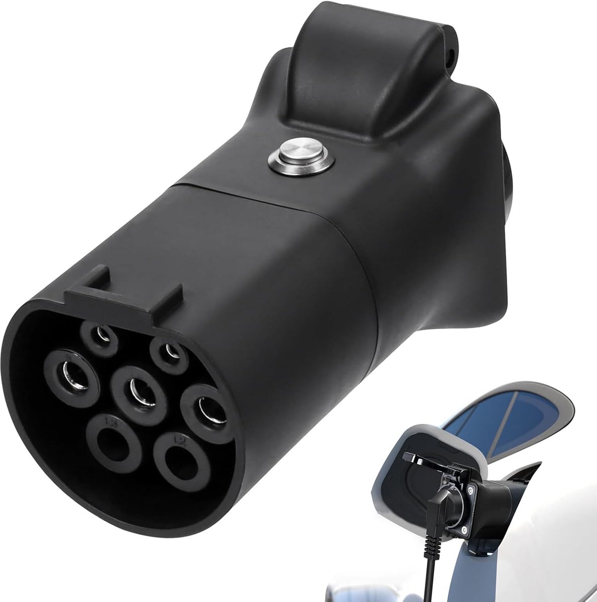 V2L Adapter voor Kia EV6 - Type 2 naar Schuko - 3.5 KW, 16A - Geschikt voor IoniQ 5, IONIQ 6 en Kona EV - ShopVlot