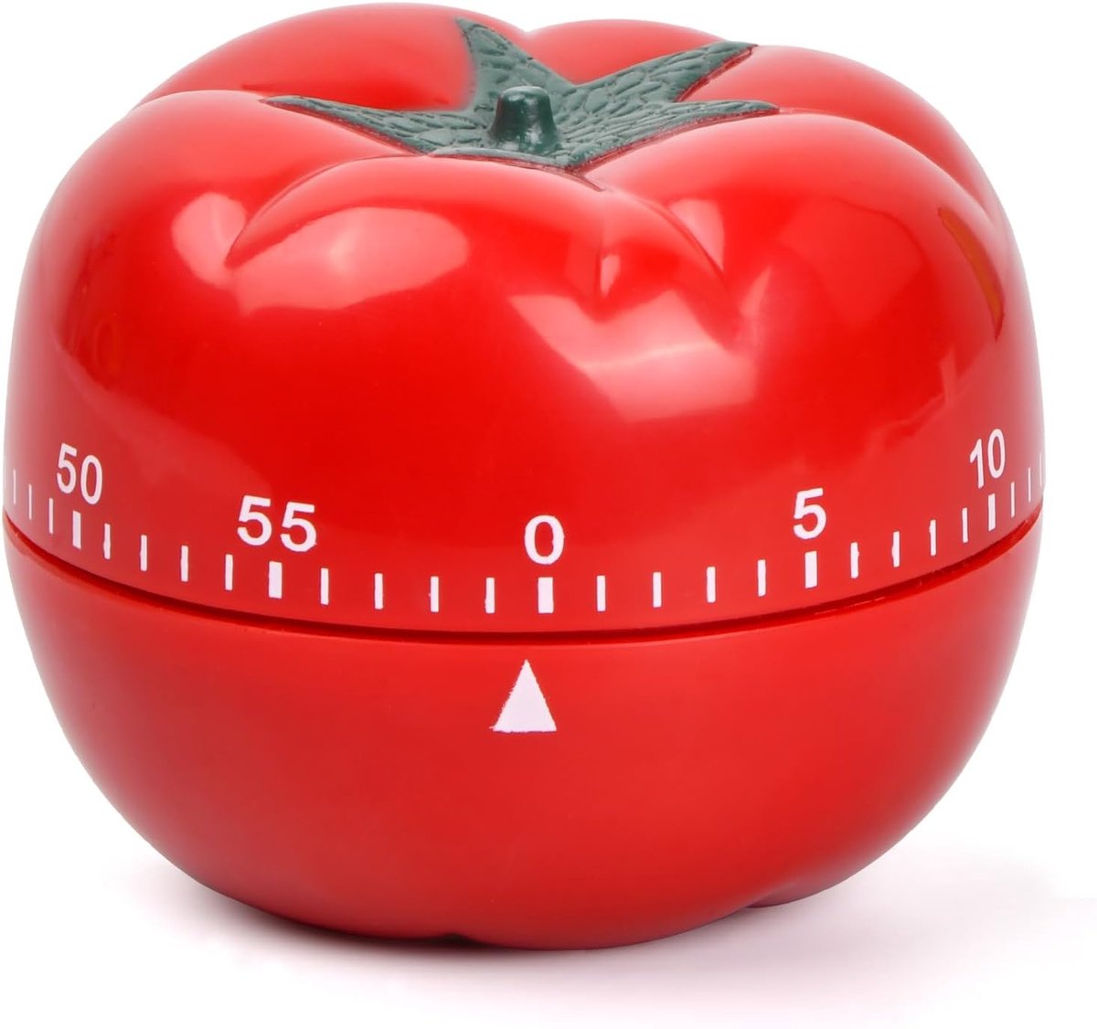 SnelShoppen - Mechanische Keukentimer, Tomaten Timer, Digitale Timer 60 Minuten, Duurzaam ABS, Voor Koken, Bakken, Leren en Spelen