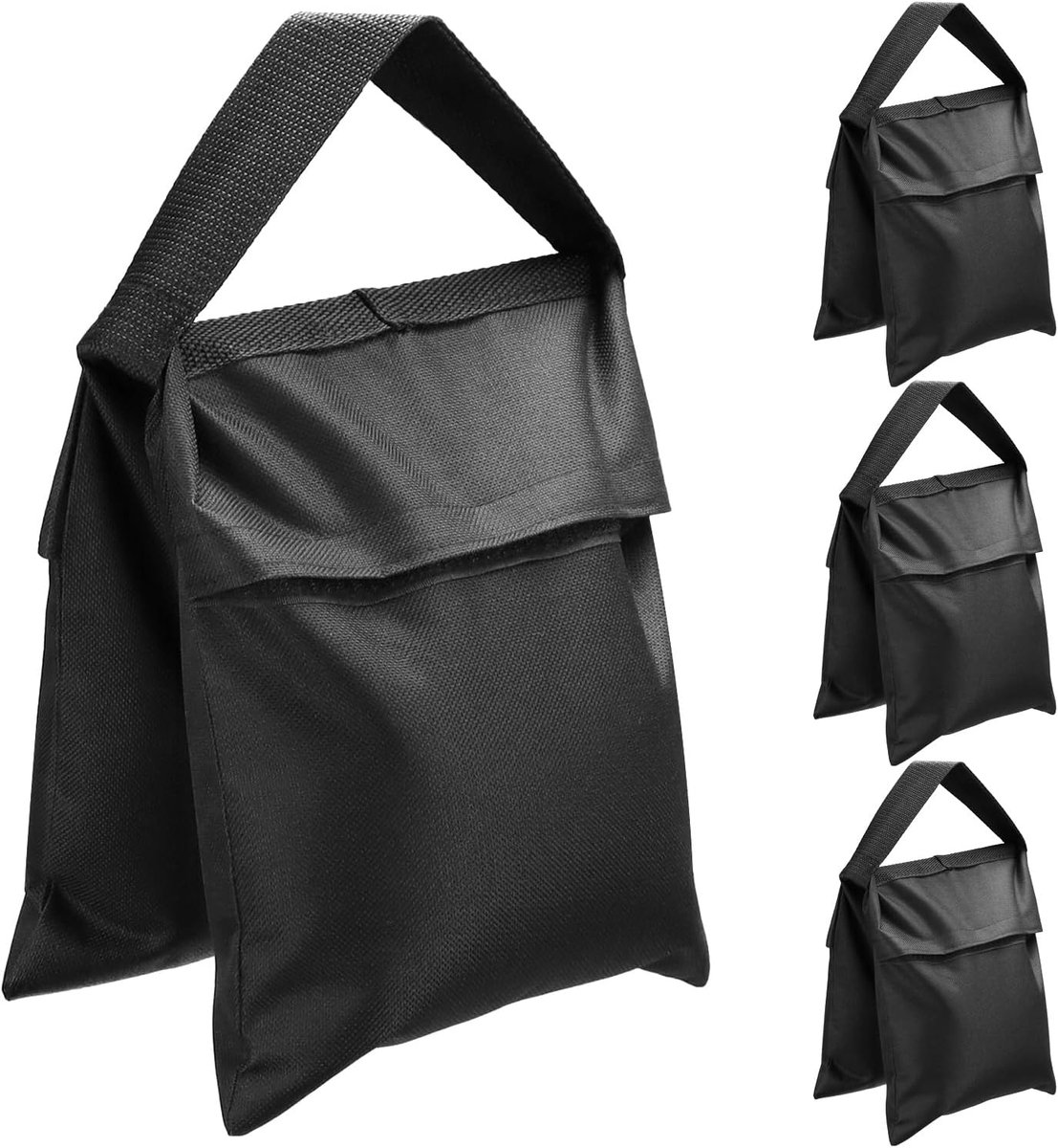 SnelShoppen - Set van 4 nylon zandzakken voor fotostatieven - 9kg gewichten - Duurzaam, ideaal voor fotografie, versteviging en tegengewichten