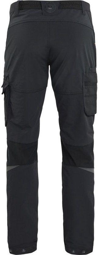 Pantalon de travail Blaklader Service avec stretch 4 directions 1422-1645 - Zwart/ Gris foncé - C152