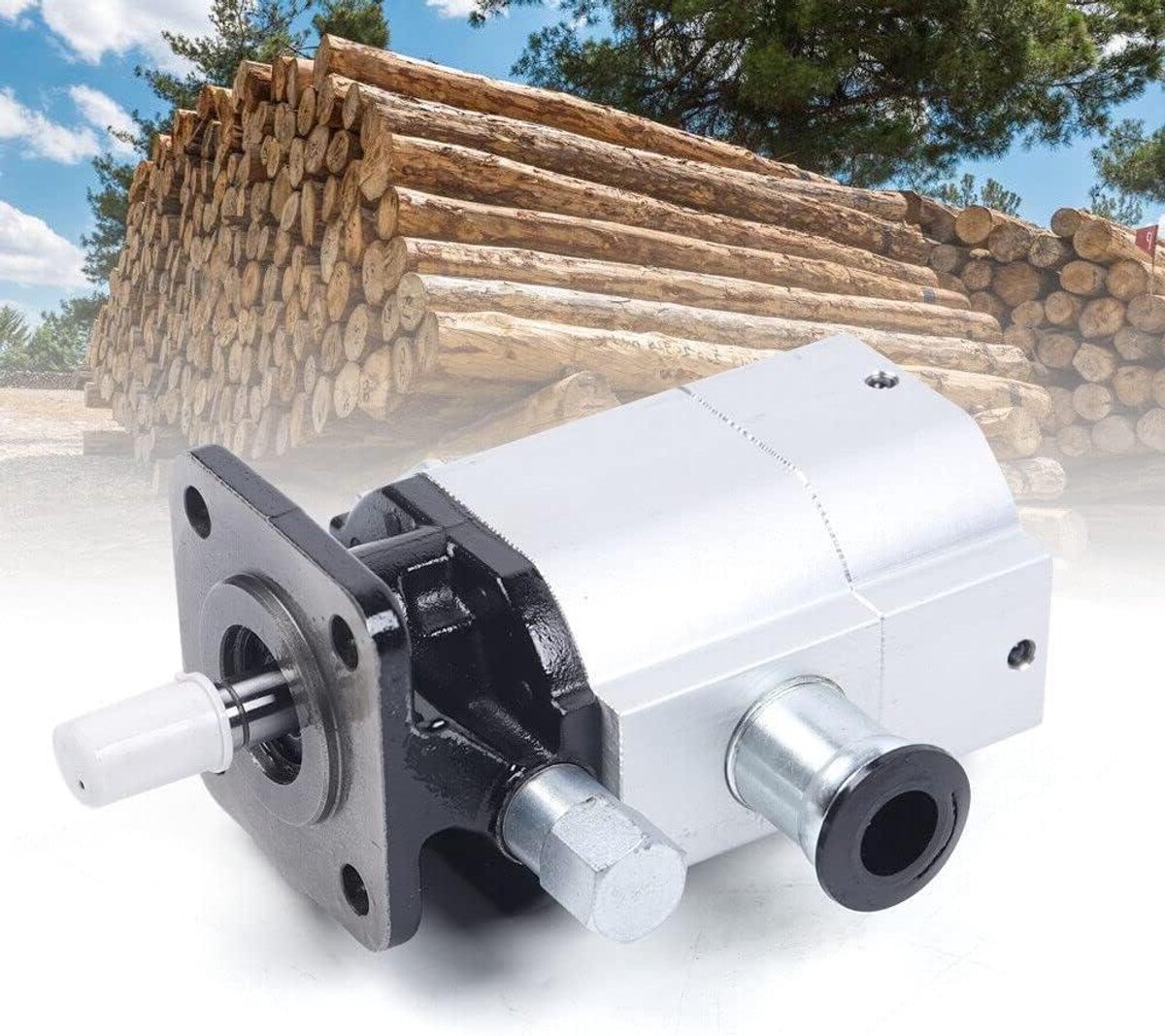 Hydraulische pomp - Tandwielpomp - Hout kloven - Dubbele trap ontwerp - 13 GPM - Aluminium