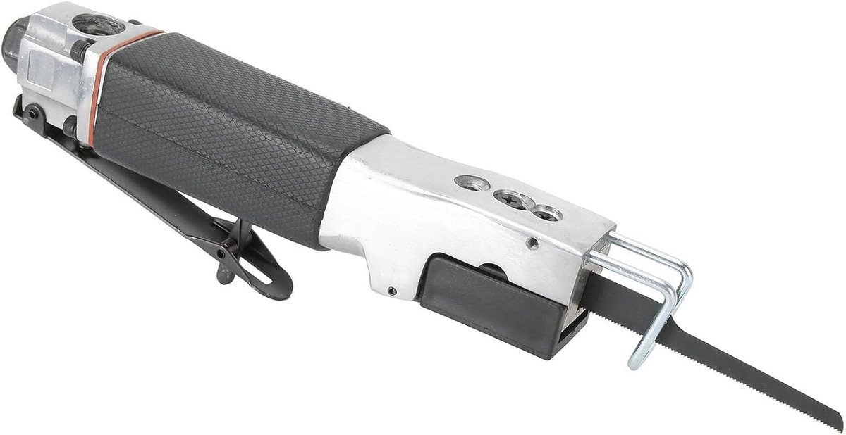 SnelShoppen - Reciprosaw met Lage Vibration, Pneumatische Handzaag voor Thuisverbetering, Comfortabele Grip, Veiligheidstrigger, Ideaal voor Klussen e
