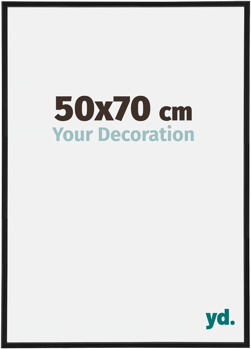 Puzzel lijst 50x70 - Matt zwart - Geschikt voor 500-1000 stukjes - Makkelijk op te hangen - SnelShoppen