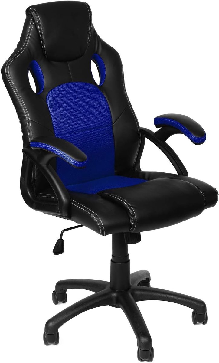 Bureaustoel - Kunstleer - Ergonomisch - Verstelbare Hoogte - Gaming & Kantoor