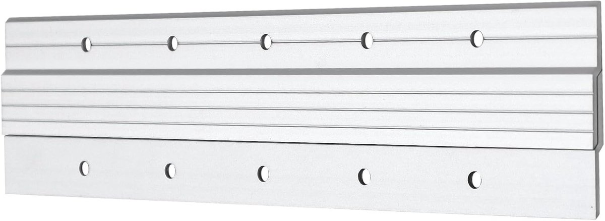 ophangrail 31 cm (2 stuks / 1 paar), zware Z-klemmen voor spiegels en schilderijen (30 kg), massieve aluminium wigstrip voor wandmontage, in elkaar grijpend voor hoofdborden en panelen