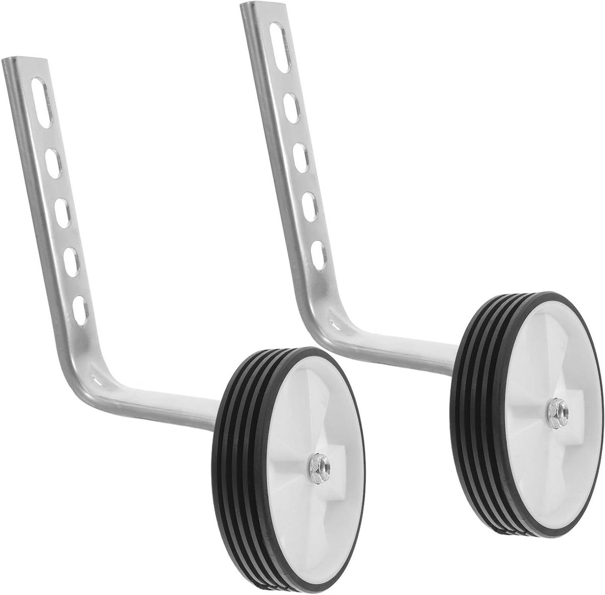 Kinderfiets Stabilisatoren Zijwieltjes Trainingswielen Leren Fietsen Universeel Verstelbaar 12-20 inch Wit