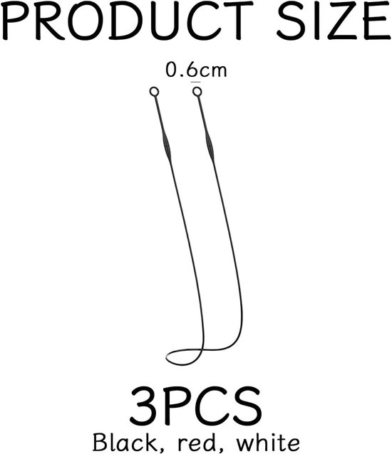 3 Stuks Magnetische Oordoppen Anti-Verloren Touw, Opknoping Nek Oordopje Touw, Oordopje Oortelefoon Vaste Touw, Geschikt Voor Sport, Slaap, Reizen. — afbeelding 5