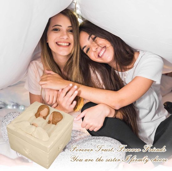 zuscadeaus, zuscadeau voor verjaardag, Kerstmis, cadeau-ideeën, sieradenkistje, kleine sieraden, geschenkdoos, vriendschap, herinneringsdoos, figuren — afbeelding 2