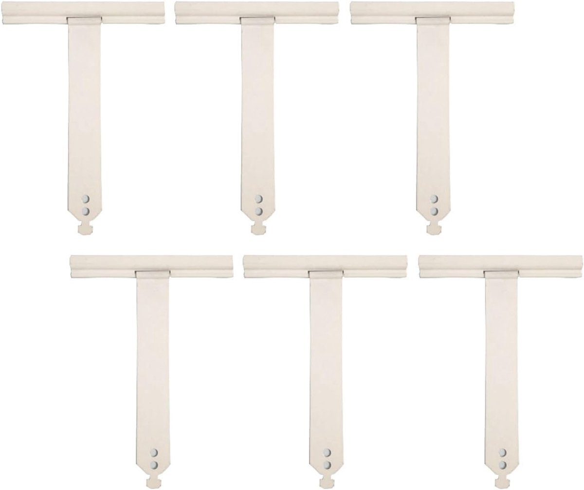 150 mm, 6 stuks, drukisolatieveer, ophangveer, mini-rolluikveer met zwaluwstaart voor mini-rolluiken, jaloezieën en roldeur, 150 mm