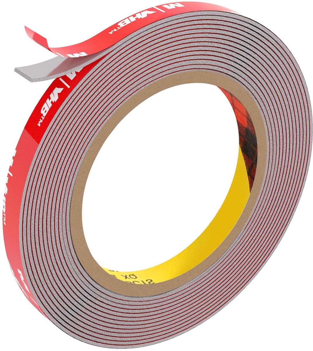 SnelShoppen - Dubbelzijdige Hechtband Extra Sterk, Zelfklevende Montageband, Waterdichte Hechtingstape voor LED Strip Verlichting, Auto, Thuis en Kant