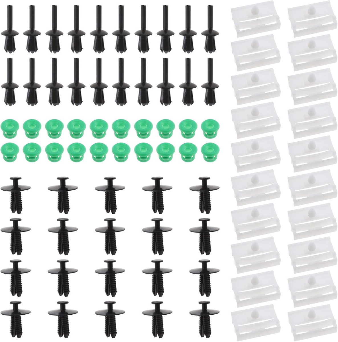 Side skirt clips kit - 20 sets - plastic - eenvoudig te monteren - voor BMW 3 Serie - ShopVlot