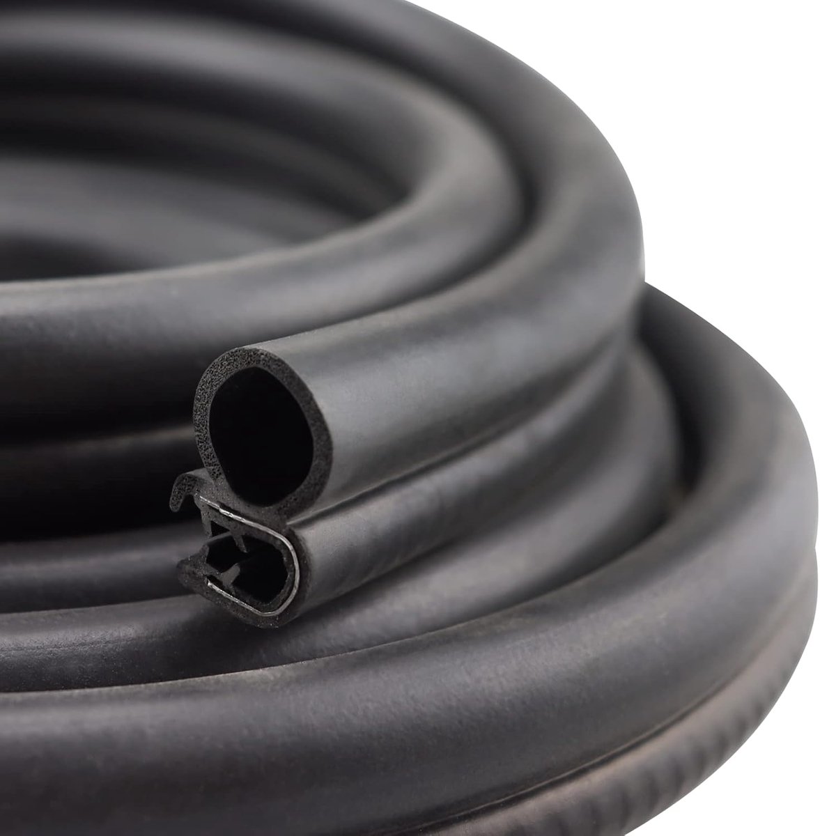 Thijox - Universele Deurafdichting Auto - Rubber Afdichtingsprofiel Kofferbakafdichting - Geluidsdicht en Stofdicht - EPDM-Schuimrubber met Stalen Kle