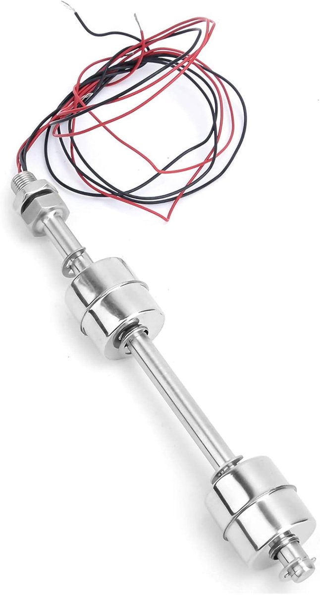 SnelShoppen - Water Niveau Sensor, 12v Dubbele Bal Vlotter Schakelaar RVS Vloeistof Niveau Sensor Voor Water Tank, Zwembad en Aquarium (Vlotterlichaam
