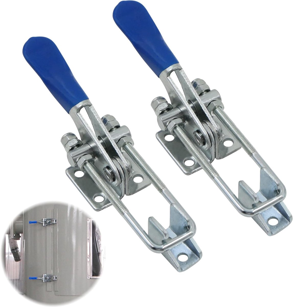 Knee Lever Tensioner, Quick Release Horizontal Toggle Clamp, Horizontal Puller, 2 Pieces Holding Force, Non-Slip - ShopVlot