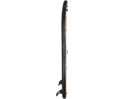 Aquaget® SUP Board - Opblaasbaar Paddle Board - Met Tas - Met Zitje -Inclusief Accessoires - Complete Set - Max. 220KG - 350x83,5cm - Zwart/Oranje – foto 7