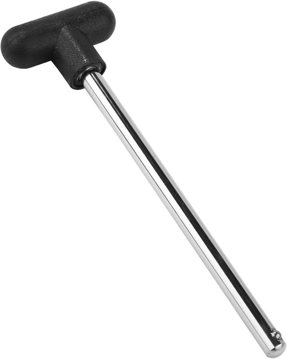 SnelShoppen - 1 stuk T-Type Gewicht Stacking Pen, 3/8 Inch Diameter, 4.4 Inch Locking Space, Heavy Duty Universele Gewicht Stacking Pen Accessoires vo