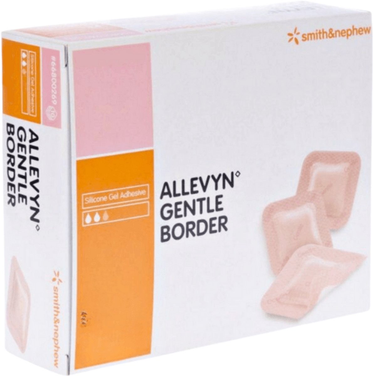 Allevyn Gentle Border Schuimverband 10 x 20 cm 10 stuks