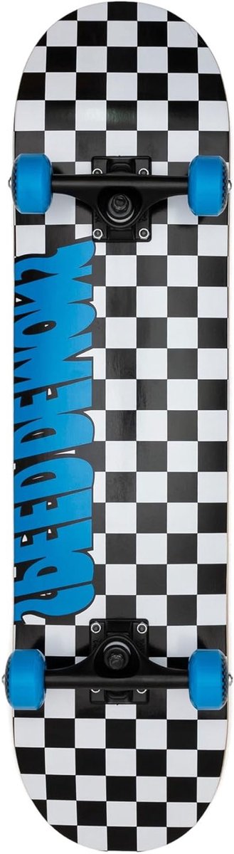 Speed Skateboard Unisex Board Straat Tricks Dubbele Kicktail 7.75 Inch Checkers