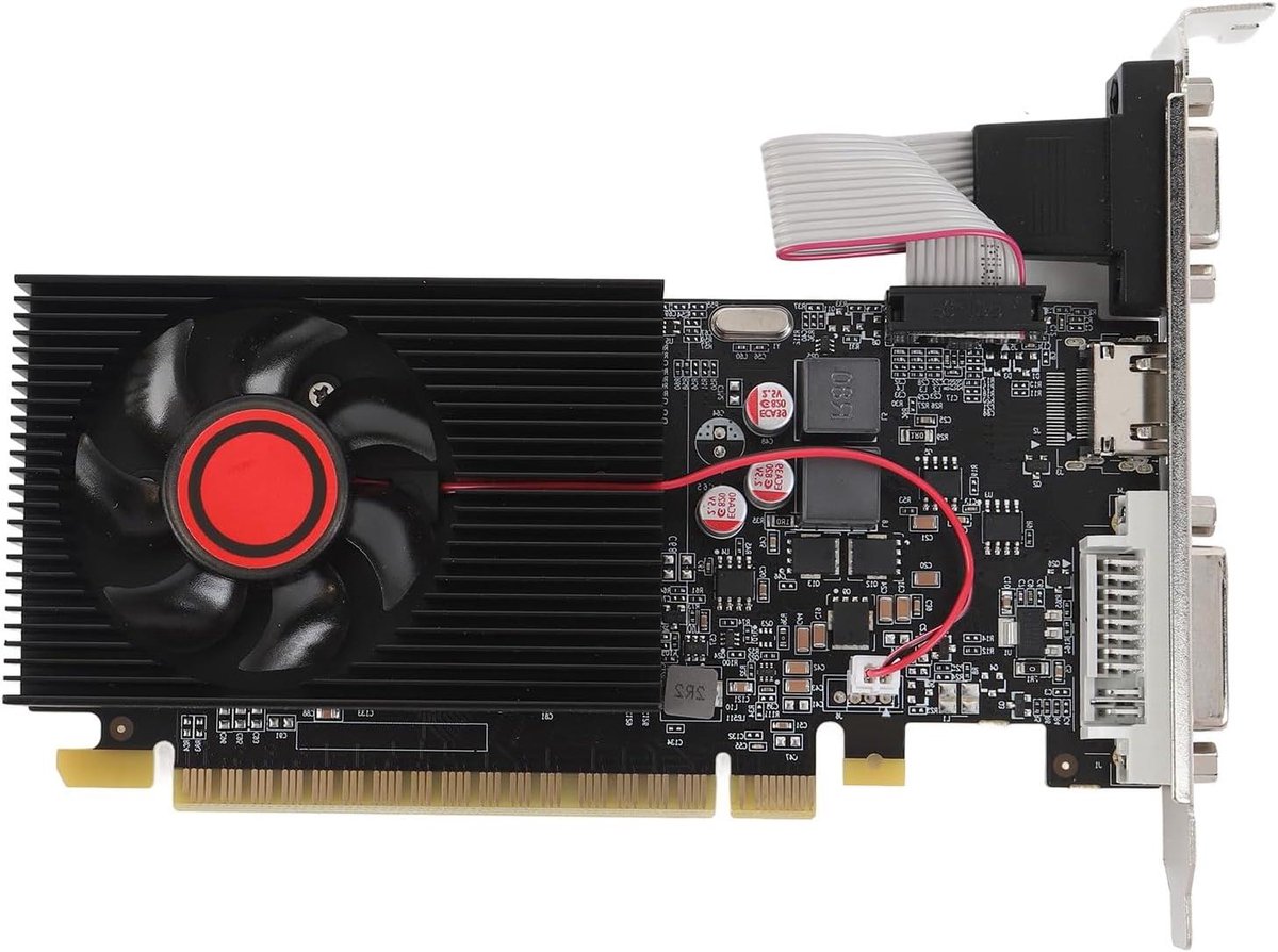 Grafische Kaart - Videokaart PC - Computer Upgrade - Stille Koelventilator - 1 GB DDR3 - Niet gespecificeerd