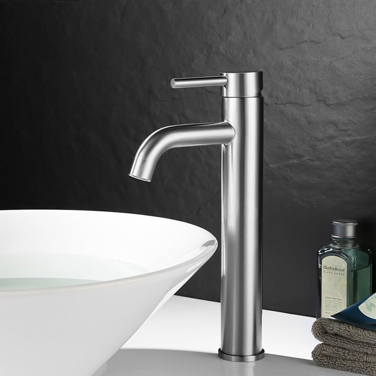 Faucet Bathroom Basin Mixer Tap Bidet Faucet Basin Bathroom Mixer Tap High Bathroom Cold and Hot Mixer Tap with Single - ShopVlot