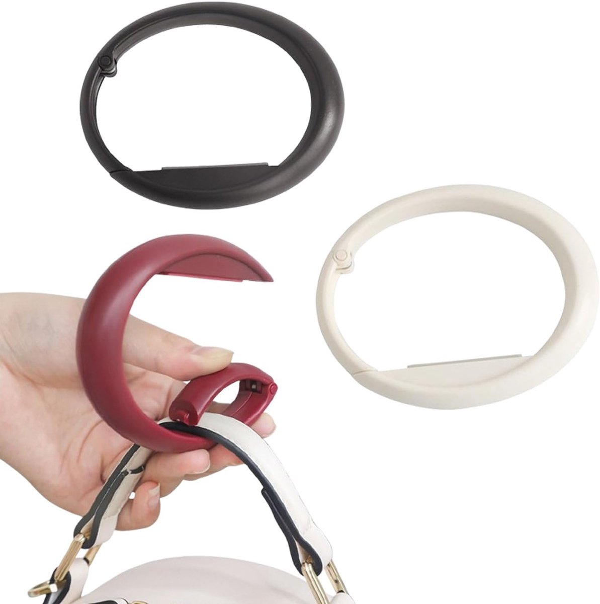 3 Pcs Table Handbag Holders, Hooks for Table Bag, Purse for Hanging, Foldable Handbag Hook for Tables, for Handbag - ShopVlot