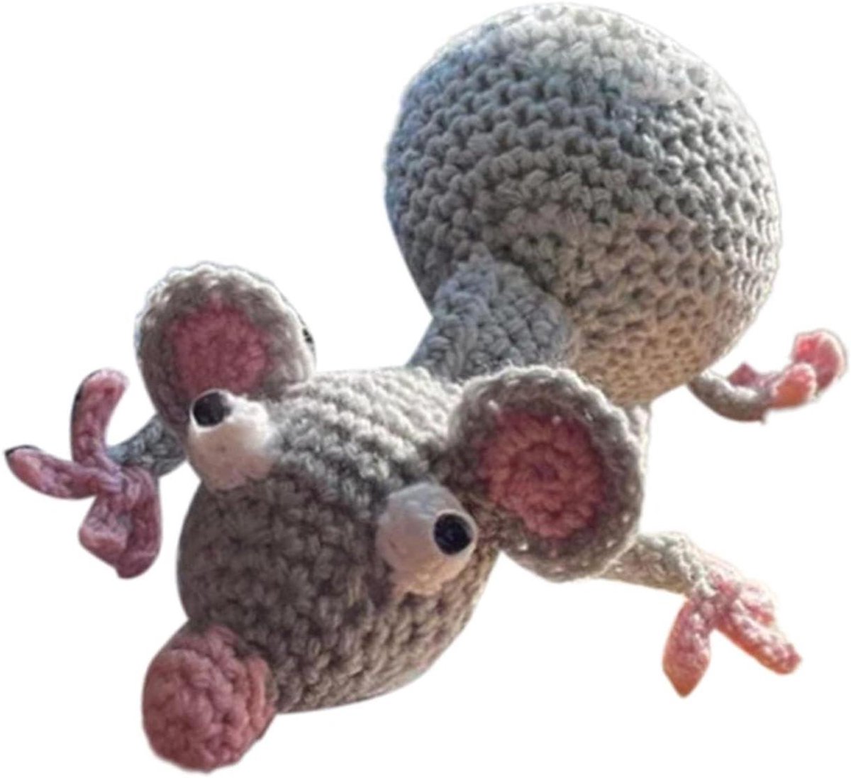 Gehaakte Deurstopper - Dierlijke Deurwig - Deuren Op Hun Plaats - Handgemaakt Ontwerp - 25 cm - Meerkleurig