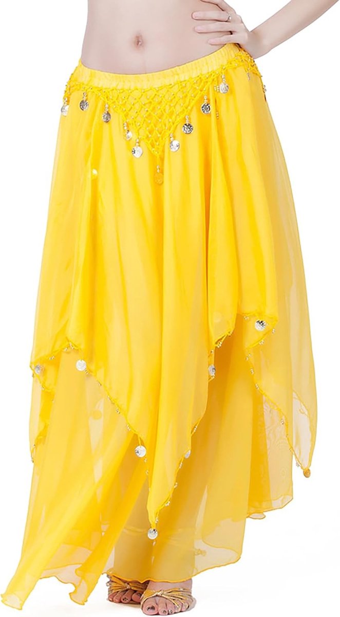 Belly Dance Rok voor Vrouwen, Tulle Dansrok voor Buikdansen, Kostuum voor Fortune Teller, Elegante Dansoutfit