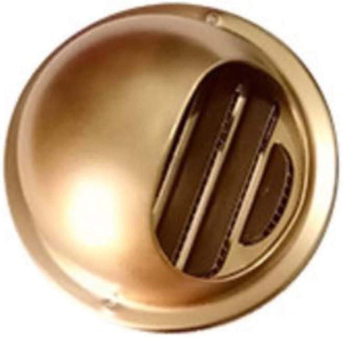 Ronde Vent Cap - Wandrooster Ventilatie - Luchtstroom Reguleren - 45° Schuine Lamellen - 3-12 inch - Zilver