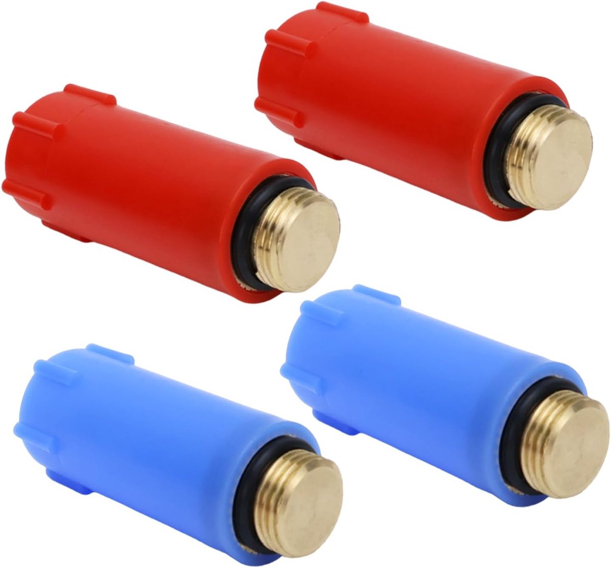 Construction stop 1/2 inch 4 pieces Construction stop with brass thread and O-ring seal Construction stop water pipe - ShopVlot