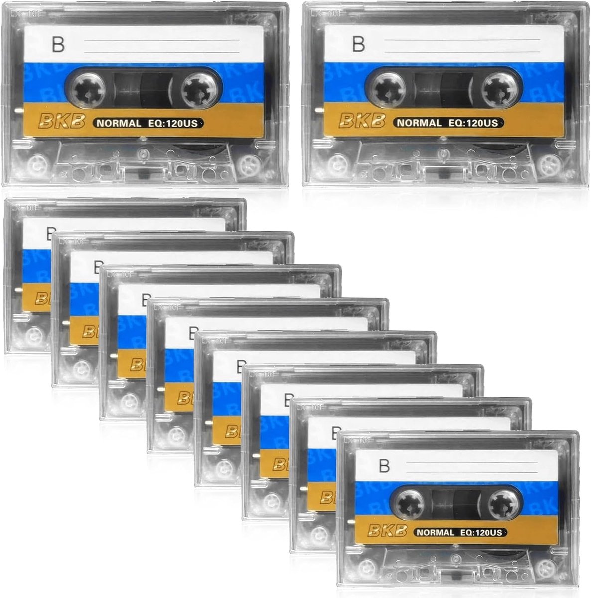 Audio cassettes 90 min - lege audiocassettes - lage ruis - ideaal voor muziek en lezingen - SnelShoppen
