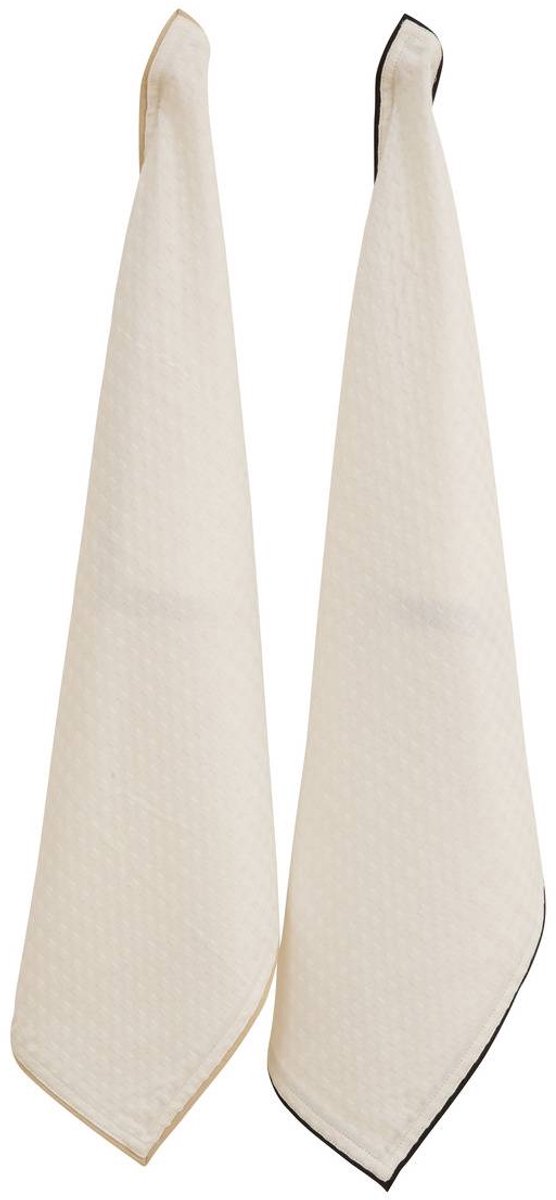 Set van 2 katoenen theedoeken WAFFLE