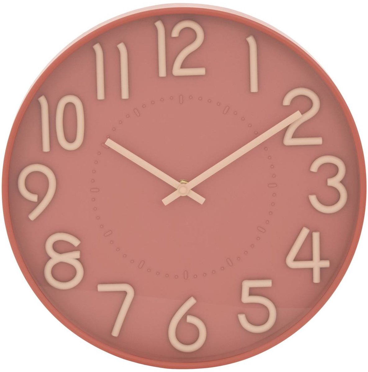 Horloge Homy D.30cm rose
