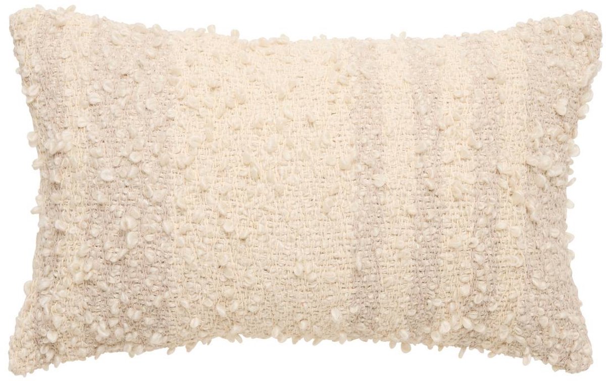 Coussin Beryl rectangulaire 30x50cm beige