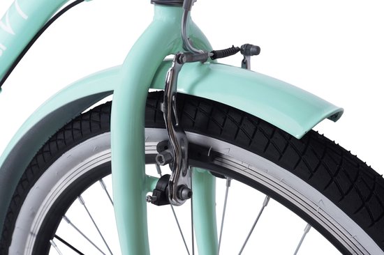 Davi Molli - Kinderfiets - 24 inch - 7 versnellingen - Shimano - V-brake - 130-165 cm - Mintgroen - Meisje — afbeelding 4