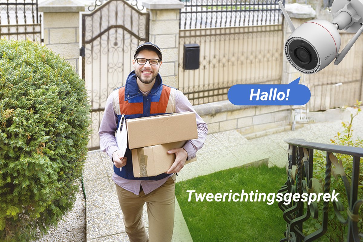Ezviz H3C Beveiligingscamera Wifi 2K met Nachtzicht 30m - afbeelding 2