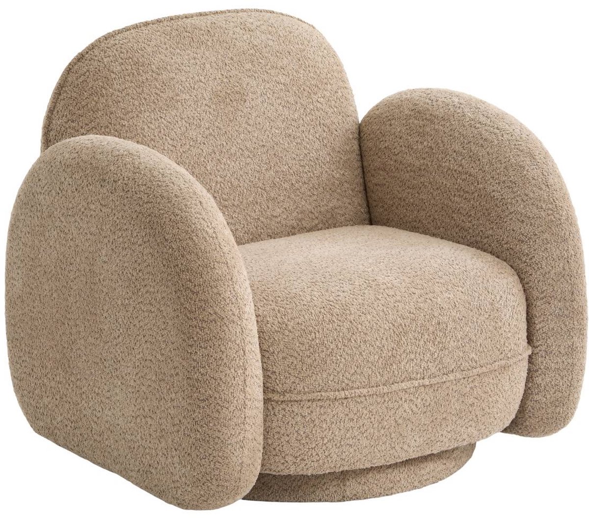 Atmosphera Créateur d'intérieur® Fiva draaistoel, 78 cm hoog, beige
