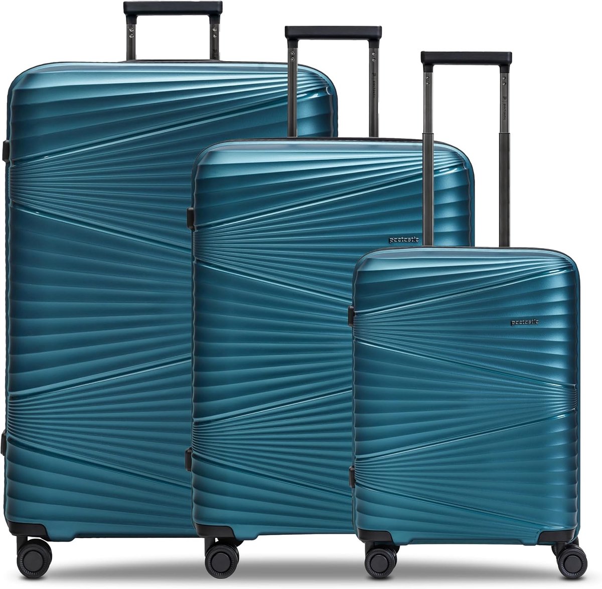 Kofferset 3-delig - 4 wielen - Ruime opbergruimte - Ideaal voor lange reizen - ShopVlot